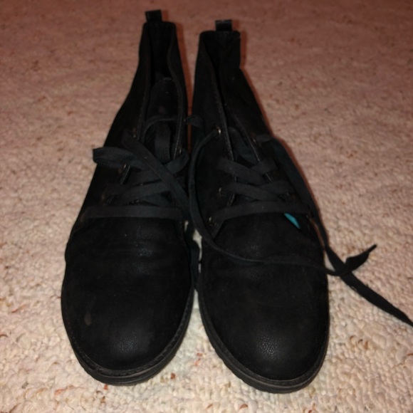 Blowfish black lace up booties - Picture 1 of 4